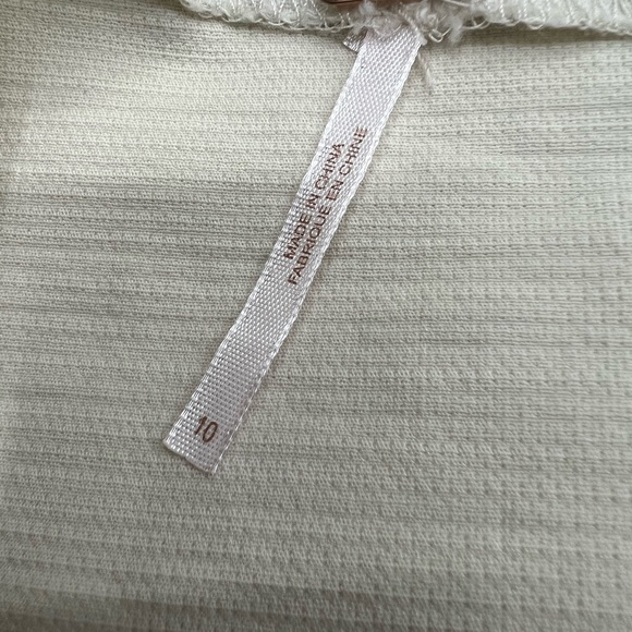 Free People Cream Pull On Mini Skirt Size 10 - Picture 3 of 4